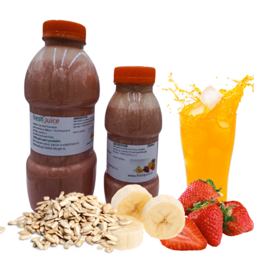 SMOOTHIE  s jahodou a banánem 250 ml